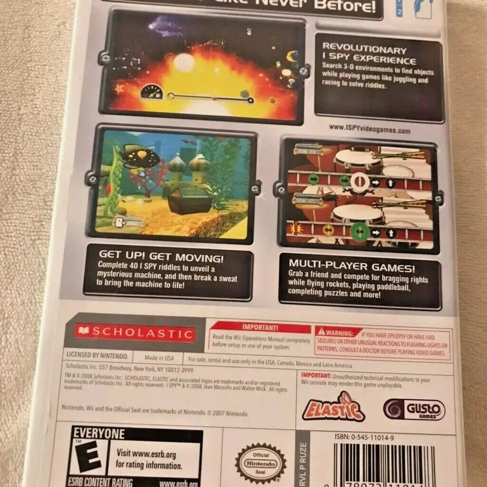Ultimate I Spy Nintendo Wii Game Works! Complete with Case & Instruction Manual